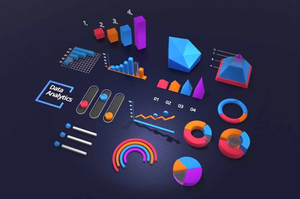 data analytics graphic concept